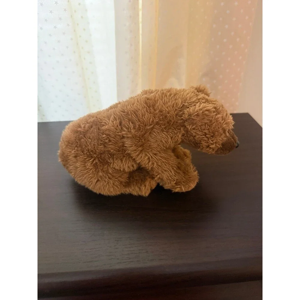 Kipmik Plush Brown Grizzly Bear Souvenir Stuffed Animal Toy 5” New